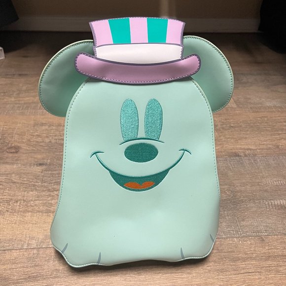 Lougefly Pastel Ghost Mickey Mouse Glow in the dark Mini Backpack